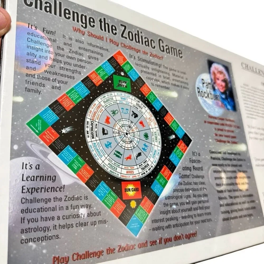 Challenge the Zodiac Board Game by Patricia Rockburn - New / Sealed
